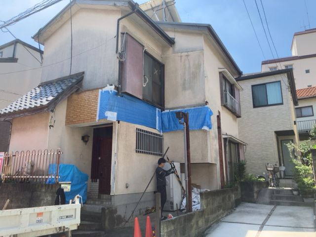 ベランダ撤去工事(神奈川県横浜市西区御所山町)工事後の様子です。